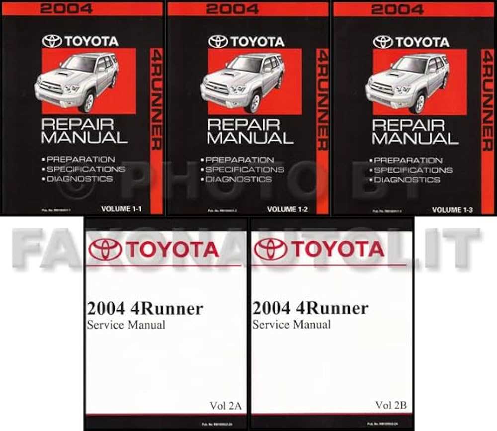 2004 toyota 4runner repair manual