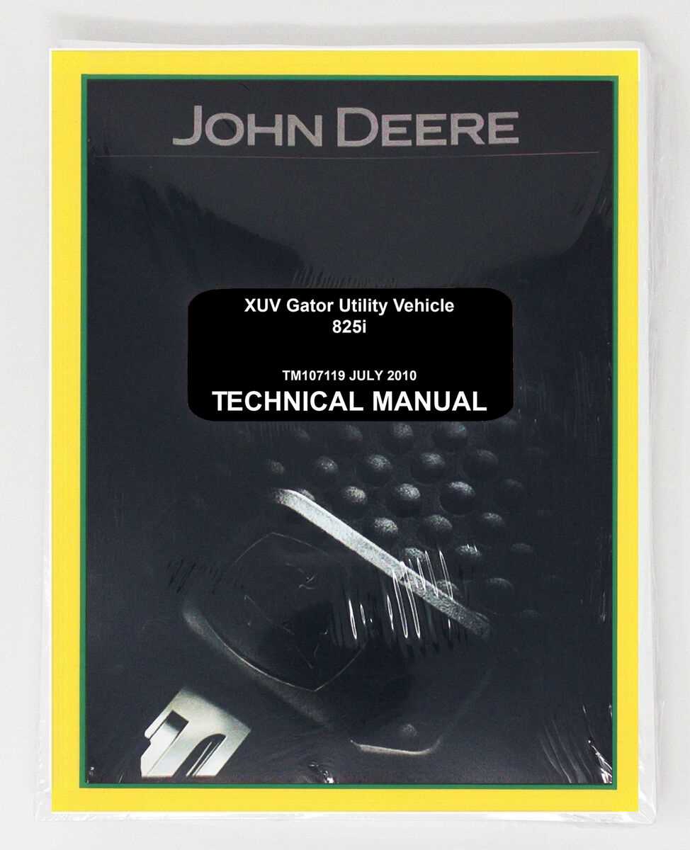 john deere xuv 825i gator utility vehicle service repair manual