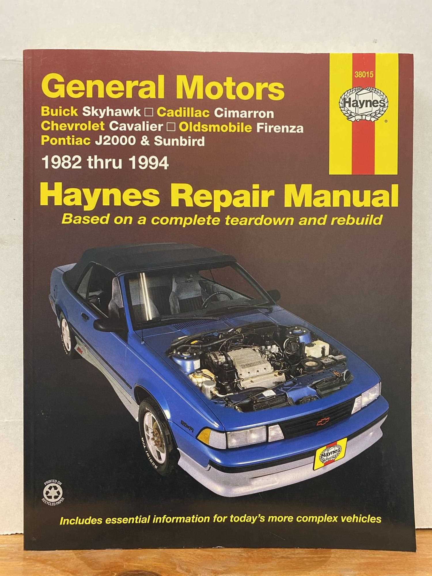 chevy cavalier repair manual