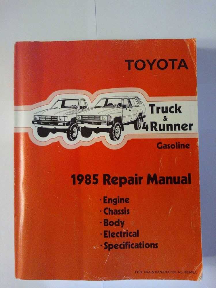 1995 toyota pickup repair manual