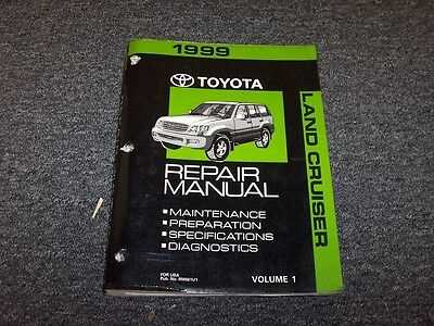 1999 toyota land cruiser repair manual