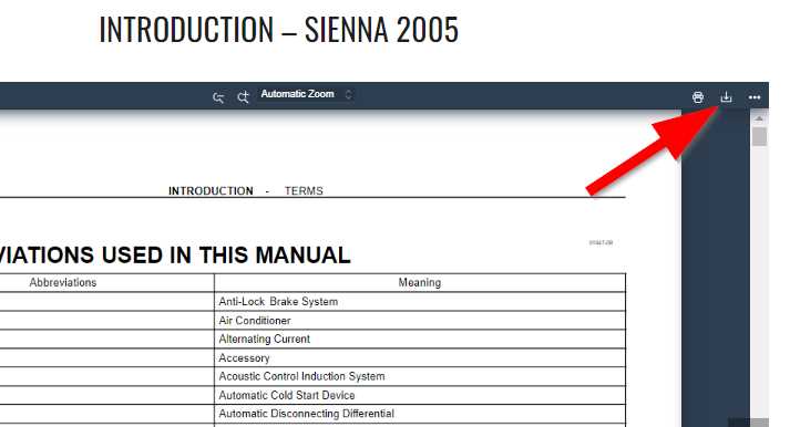 2007 sienna repair manual