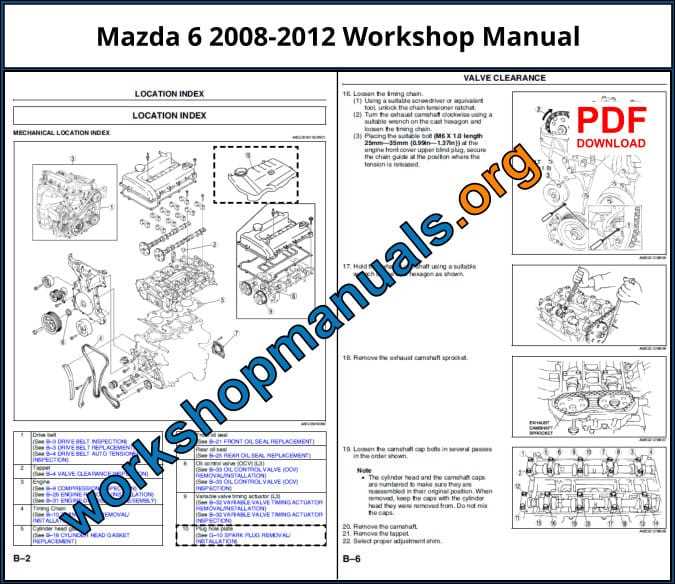 mazda 6 repair manual