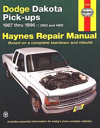 2004 dodge dakota repair manual