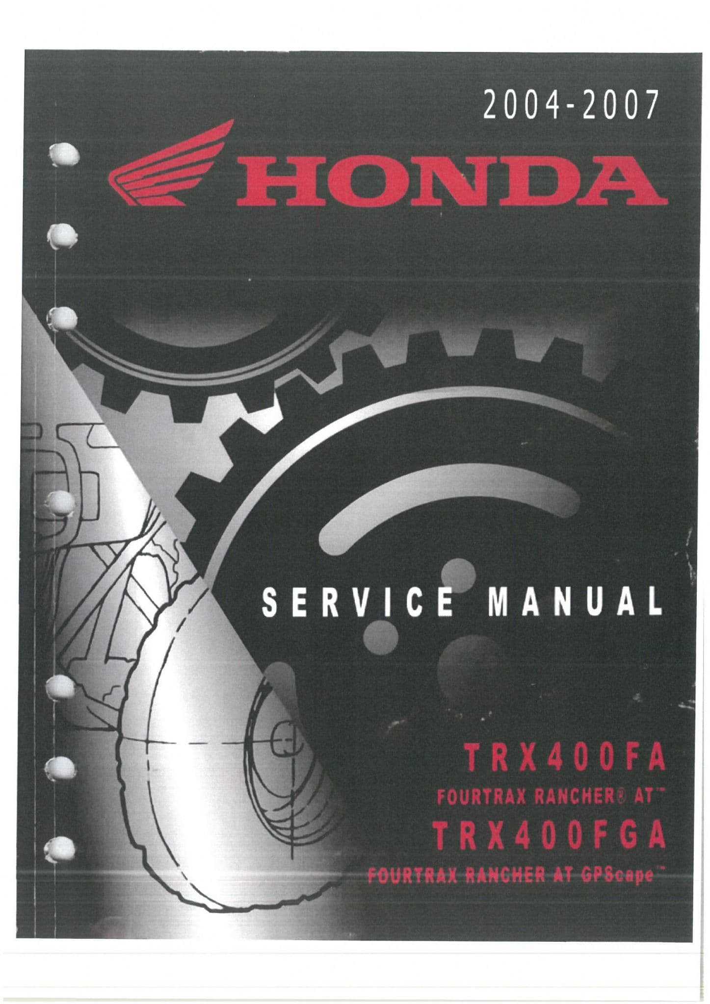 2007 honda repair manual