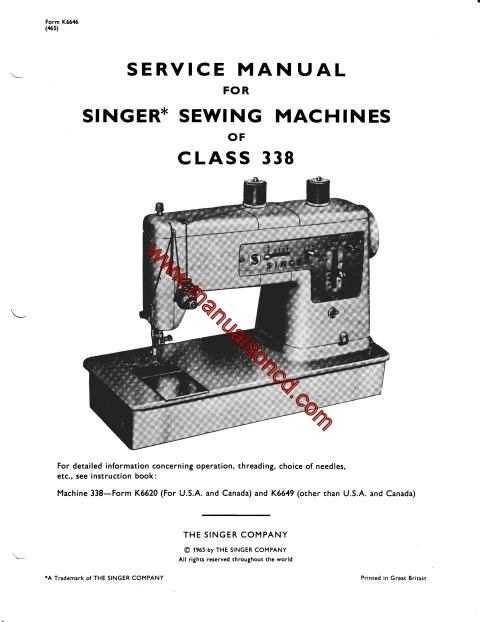 singer treadle sewing machine repair manual