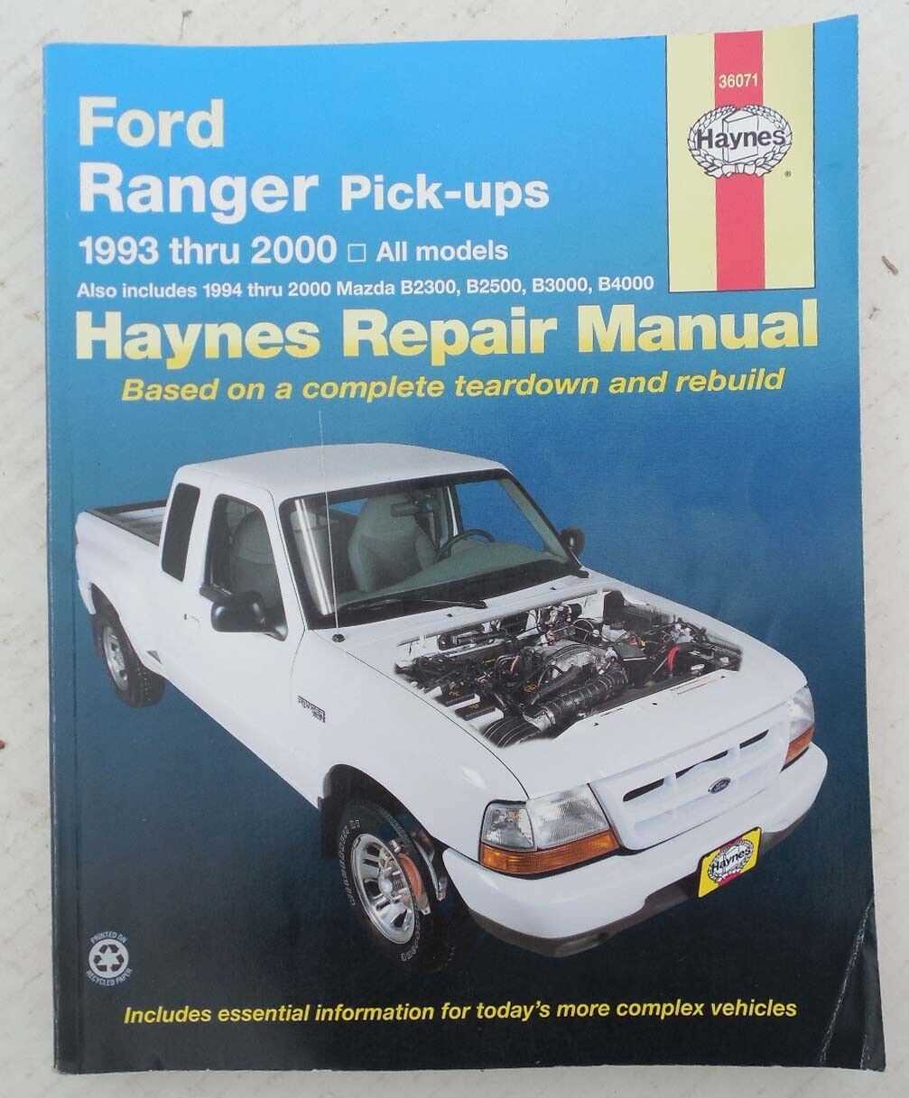 2000 ford ranger repair manual