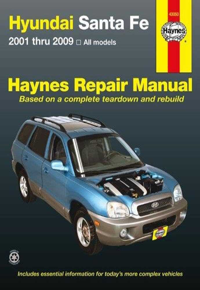 2016 hyundai santa fe repair manual