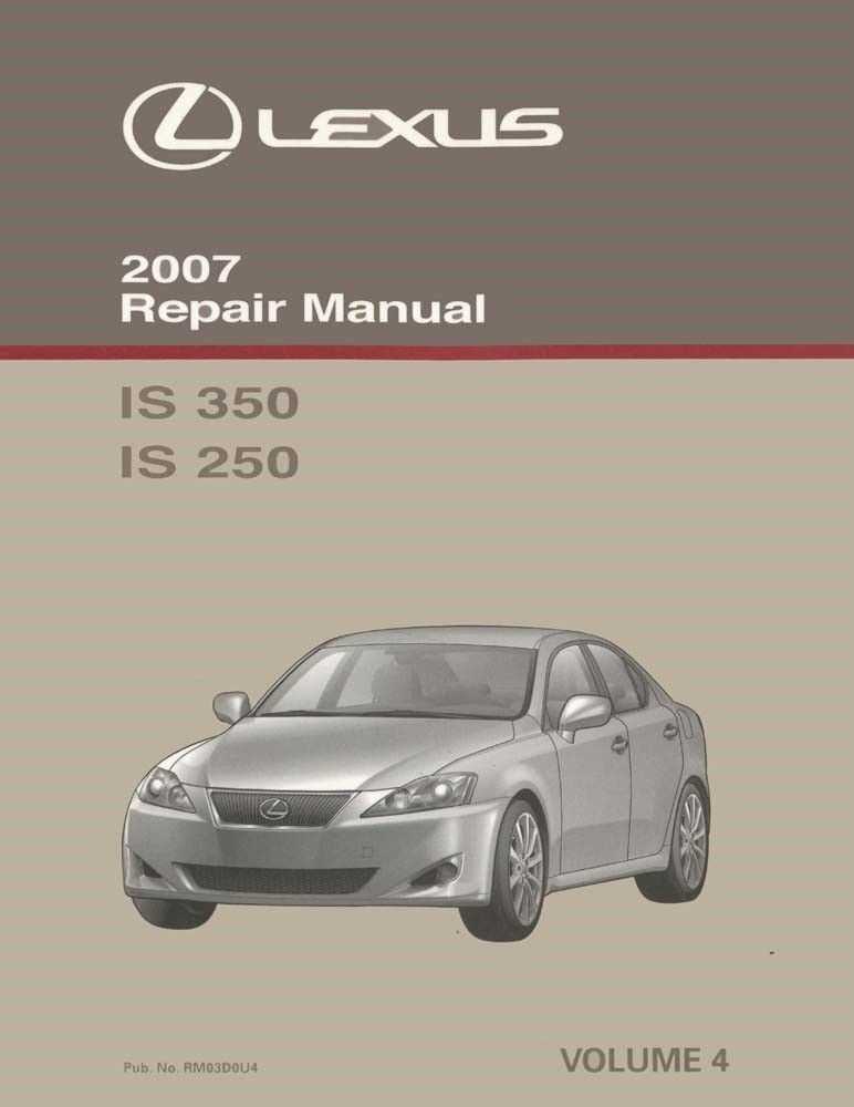 2007 lexus is250 repair manual