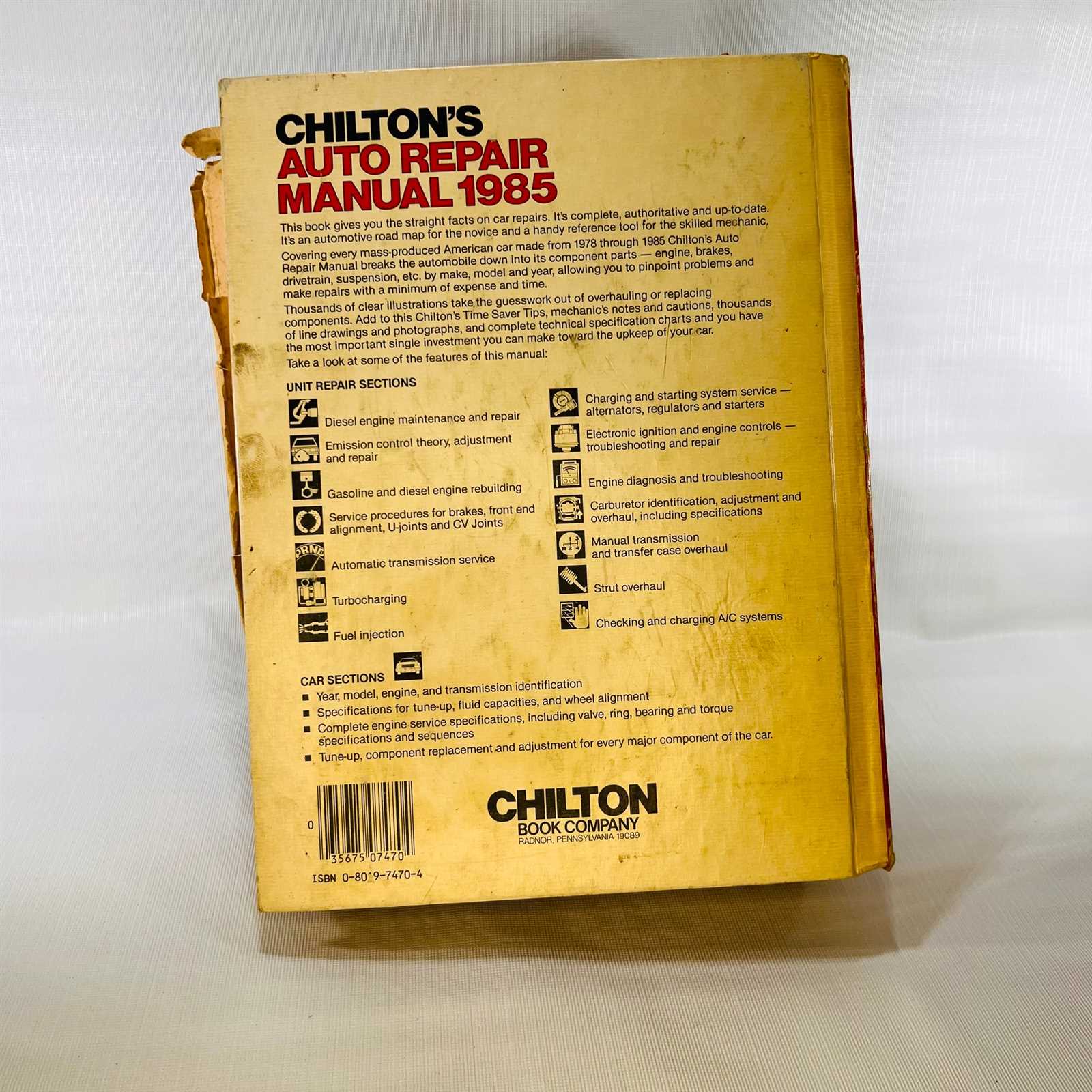 chilton auto repair manual