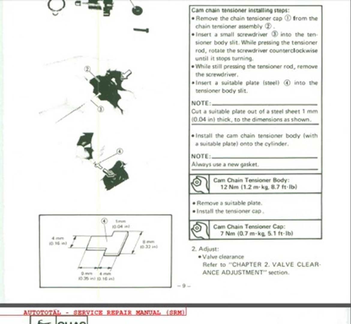 yamaha moto 4 repair manual