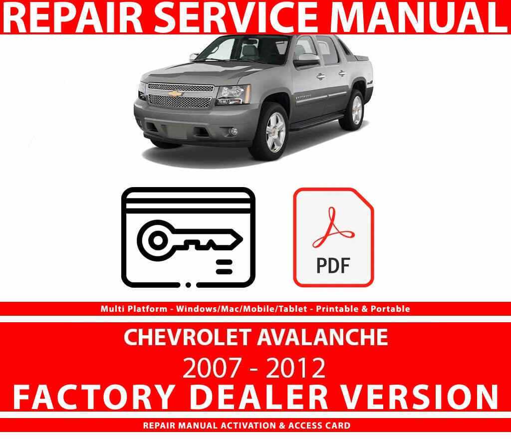 2003 chevy avalanche repair manual