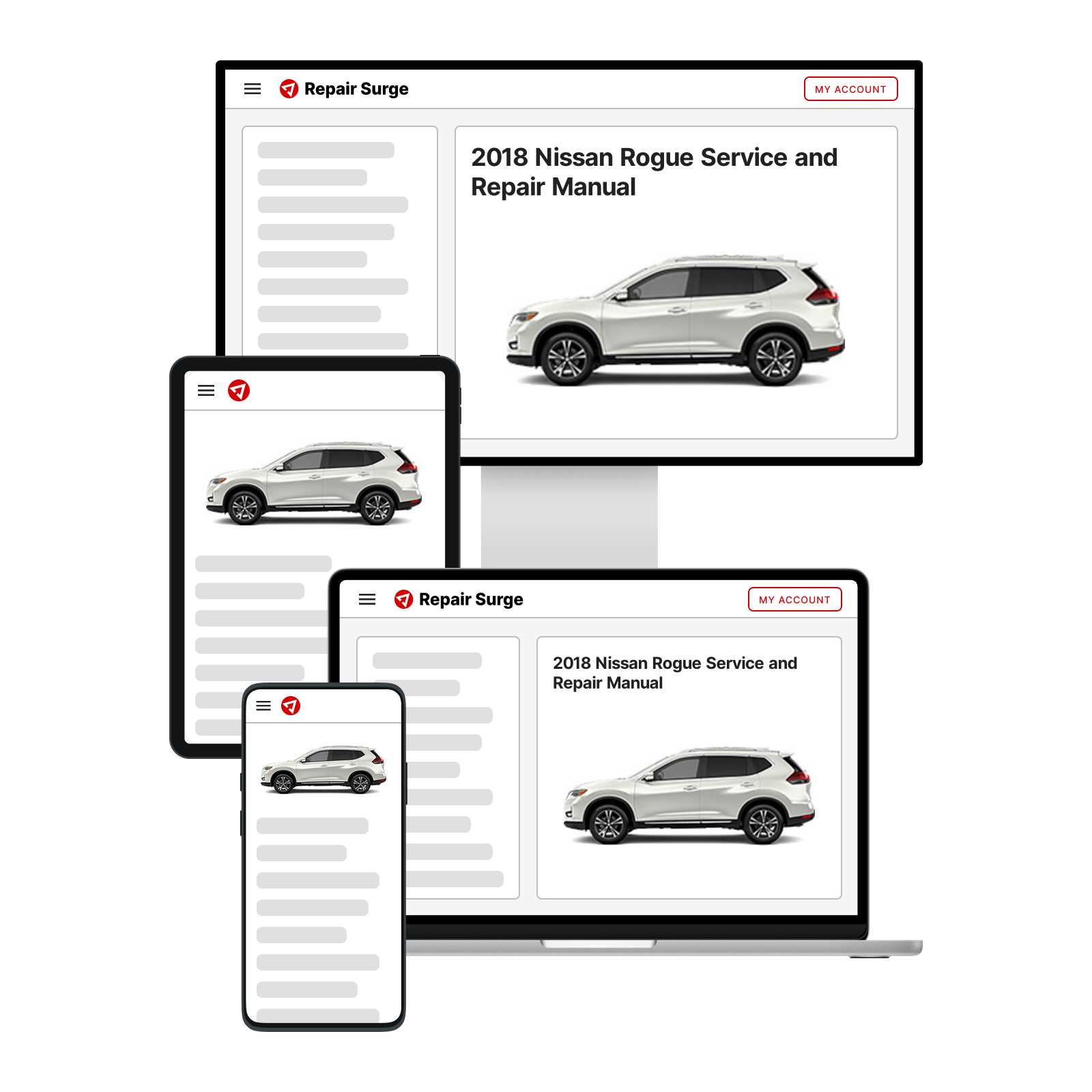 2018 nissan rogue repair manual