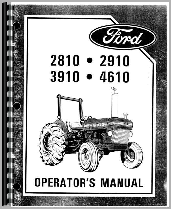 ford 3910 tractor repair manual