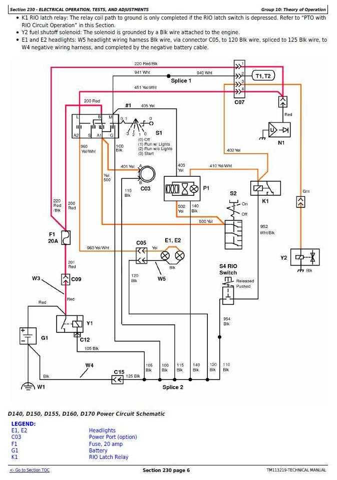 john deere d100 repair manual