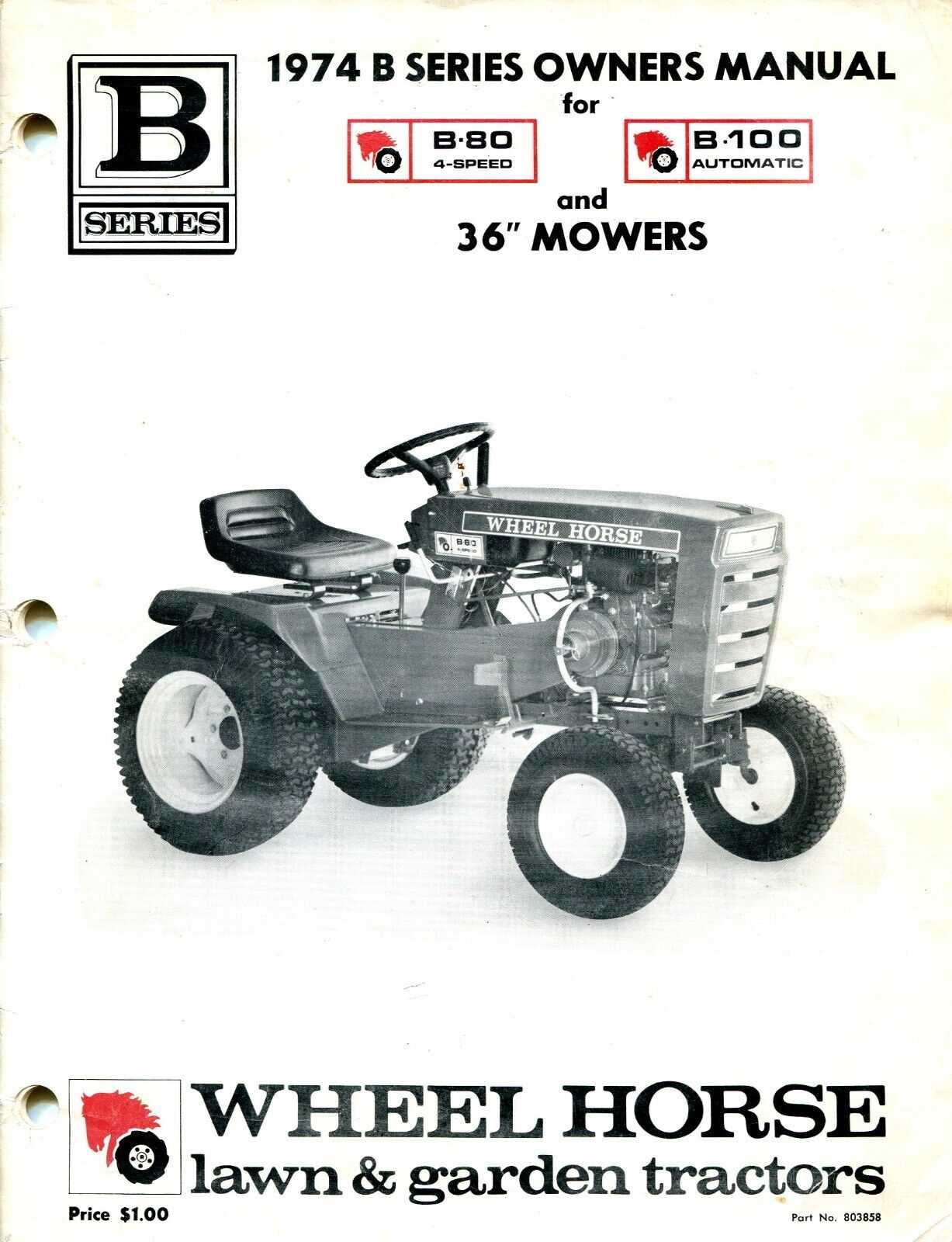 wheel horse repair manual