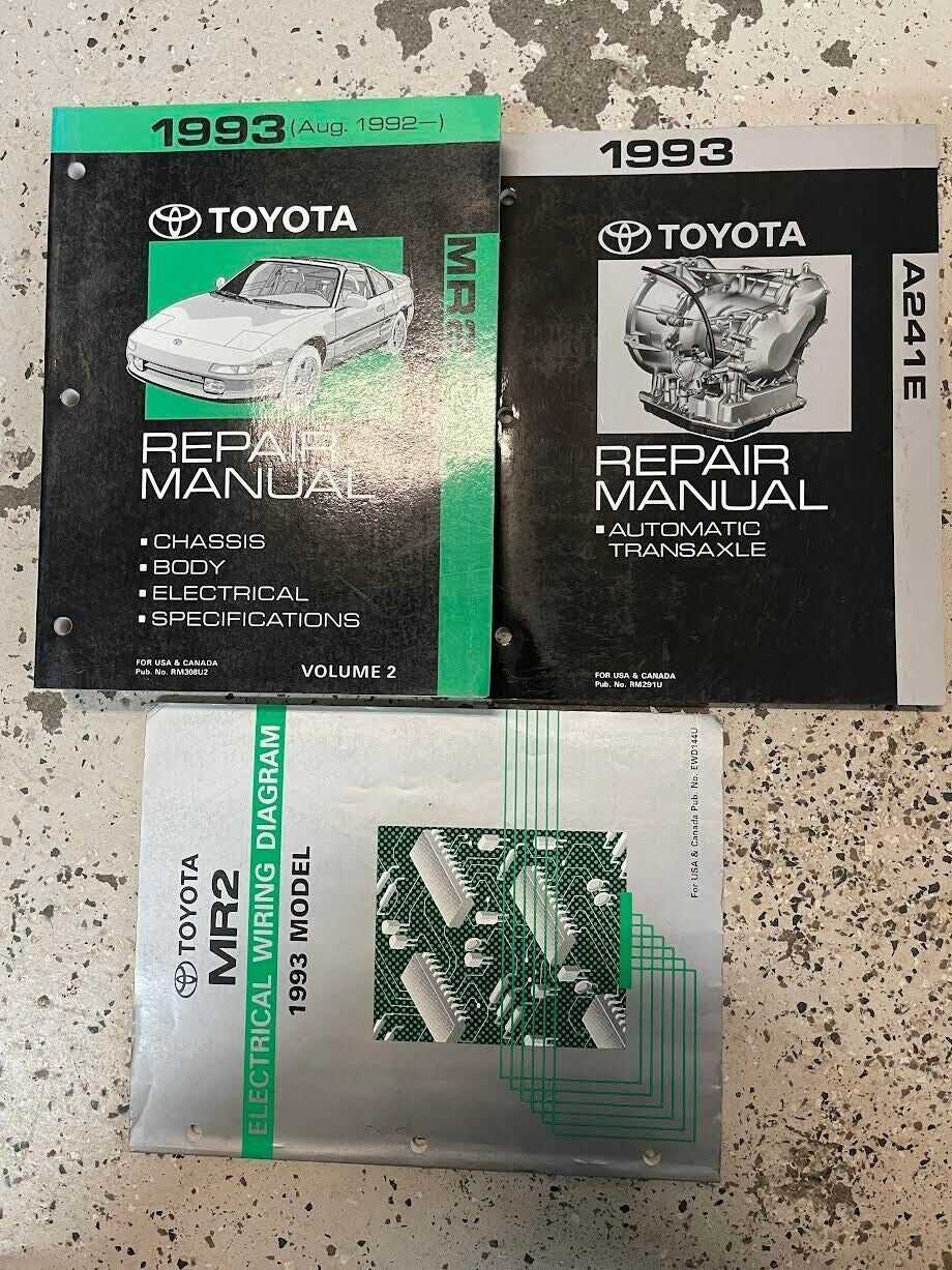 1992 toyota corolla repair manual