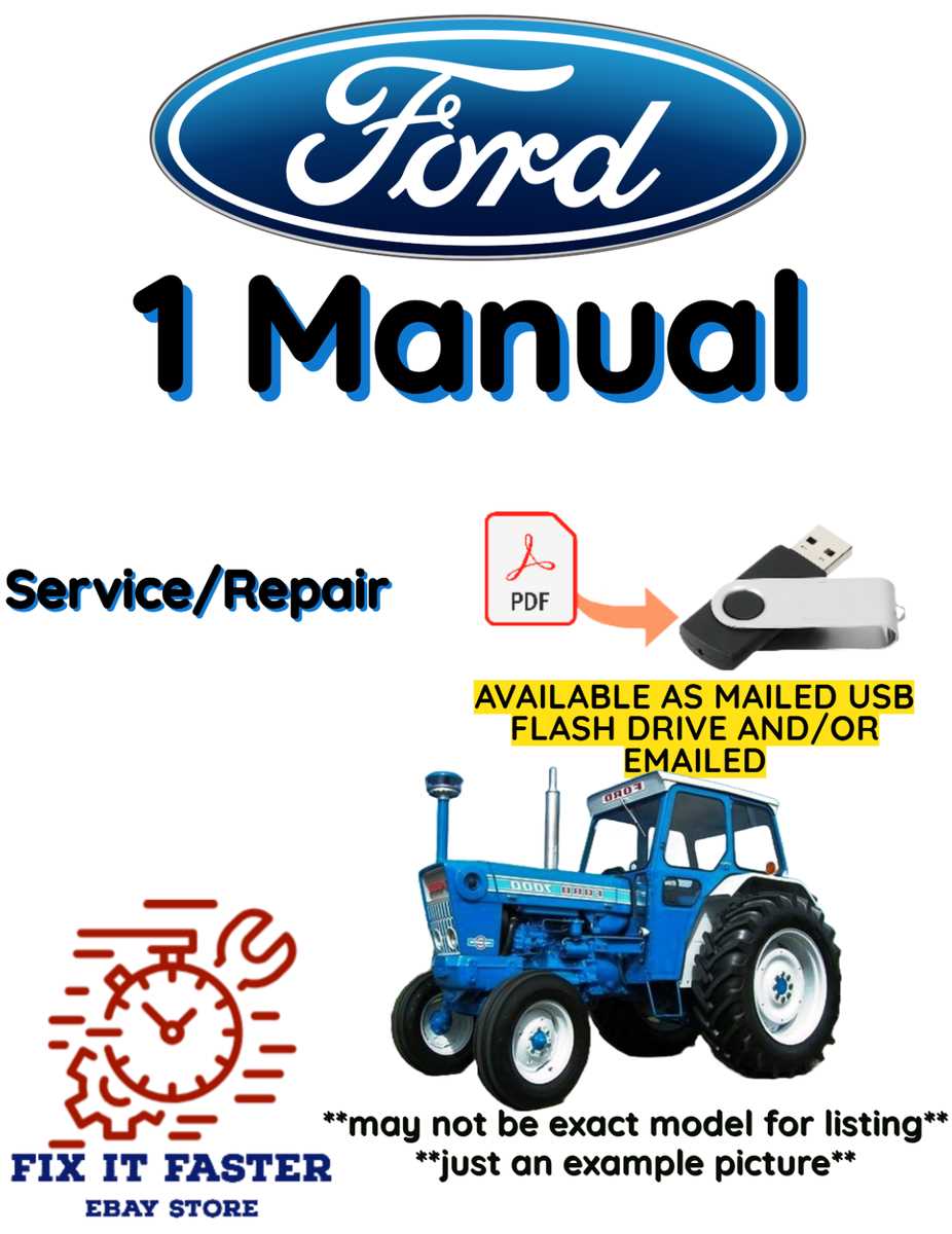 ford 3000 tractor repair manual