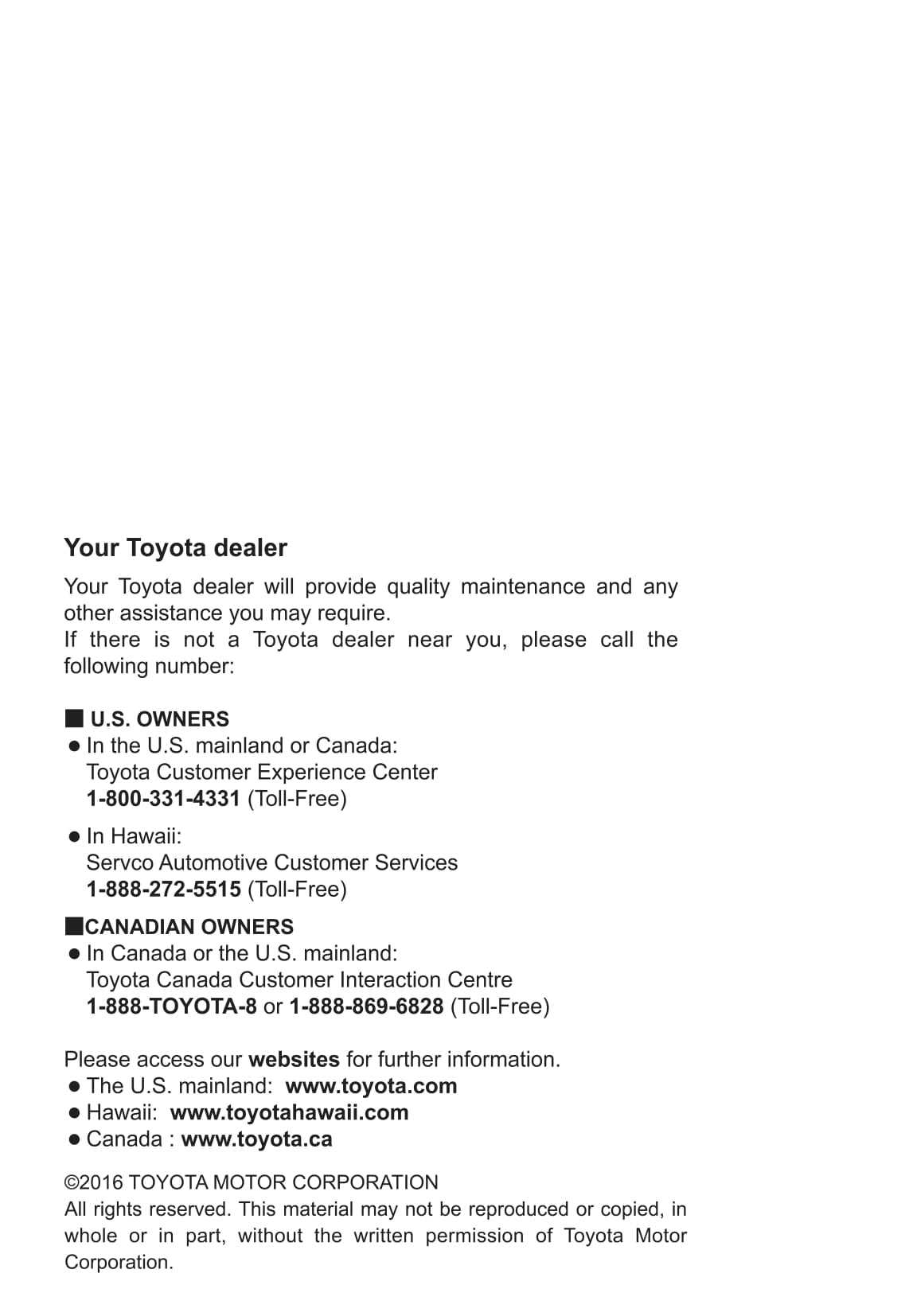 toyota corolla 2016 repair manual