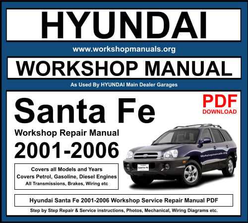 2014 hyundai santa fe repair manual