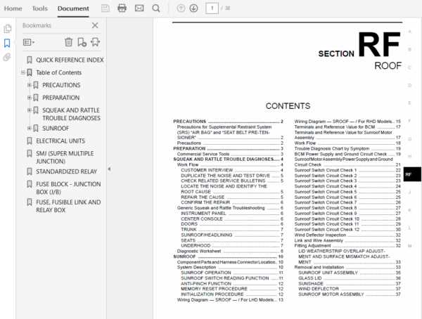 2006 nissan murano repair manual