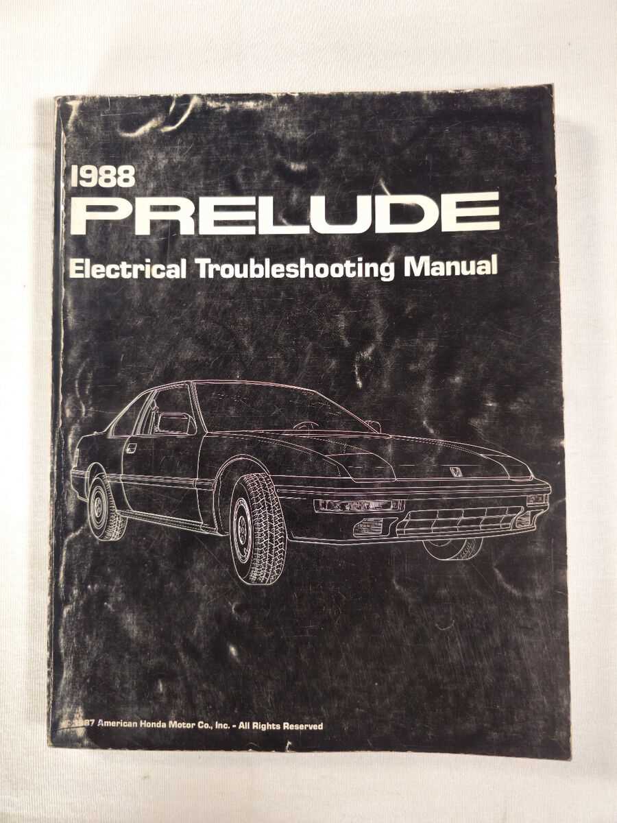 1988 honda prelude repair manual