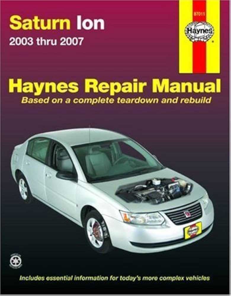 saturn sky repair manual