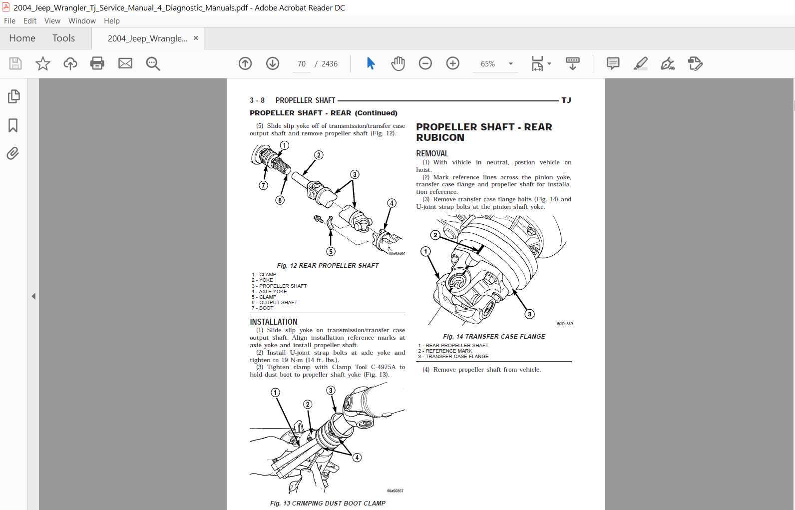 2004 jeep wrangler repair manual