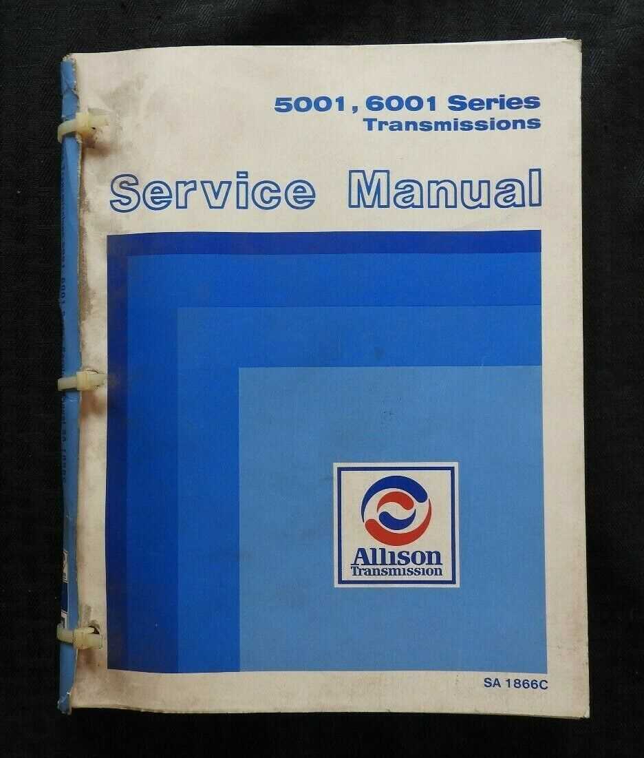 allison transmission repair manual