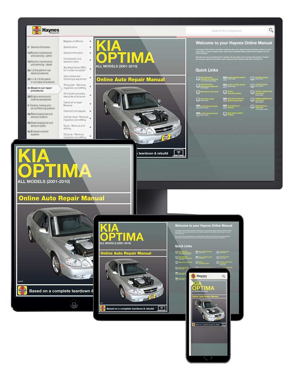 2010 kia optima repair manual