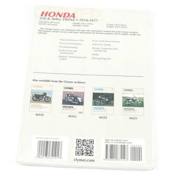 1974 honda cb360 repair manual