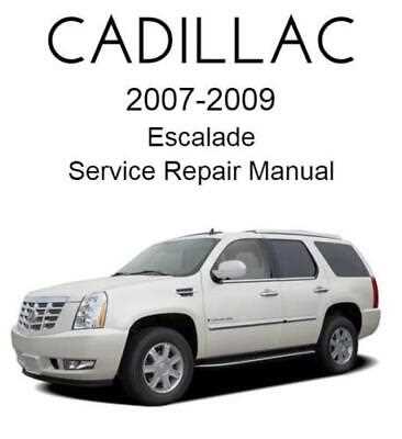 2008 cadillac escalade repair manual