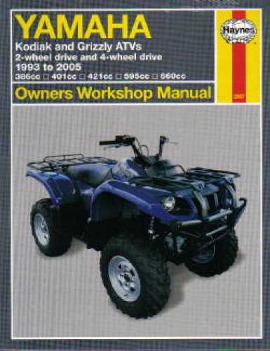 2001 yamaha kodiak 400 repair manual