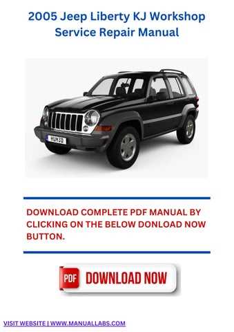 2005 jeep liberty repair manual