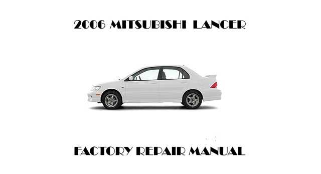 mitsubishi lancer service repair manual