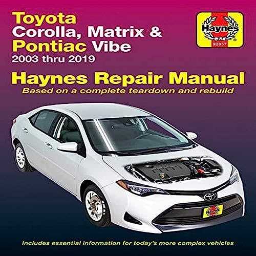 toyota corolla 2016 repair manual