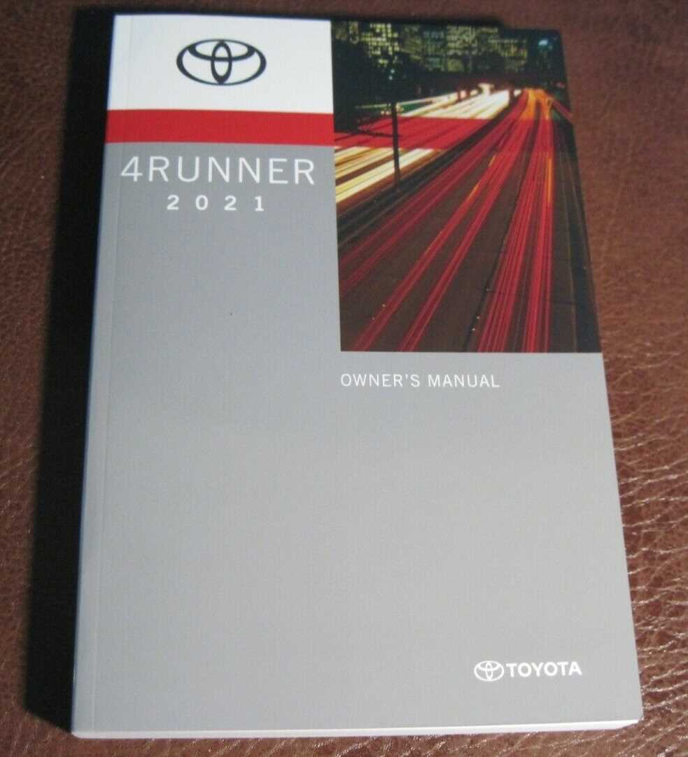 toyota 4runner repair manual