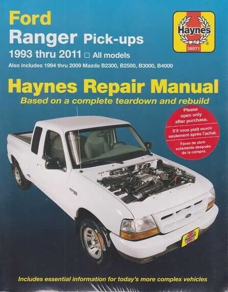 96 ford ranger repair manual