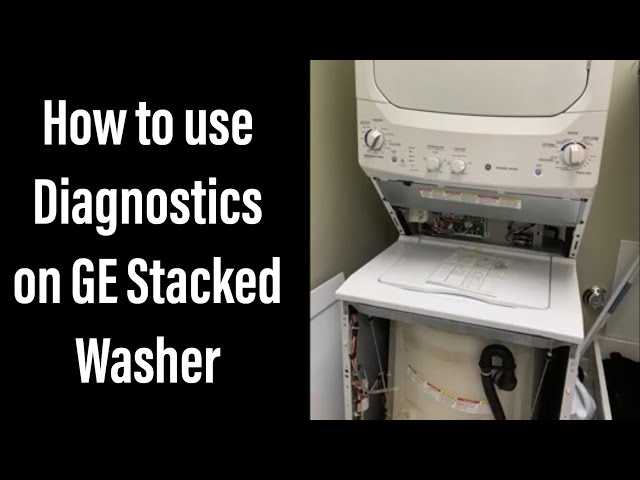 ge stackable washer dryer repair manual