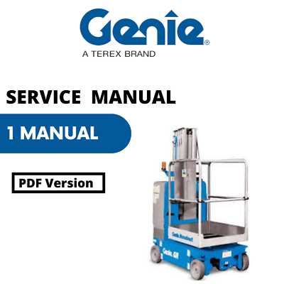 genie lift repair manual