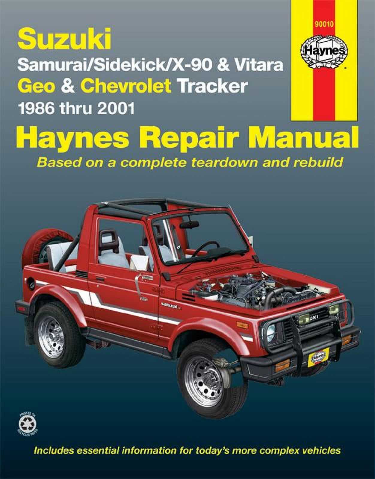 1993 isuzu trooper repair manual