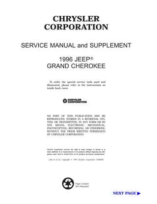 2014 jeep grand cherokee repair manual