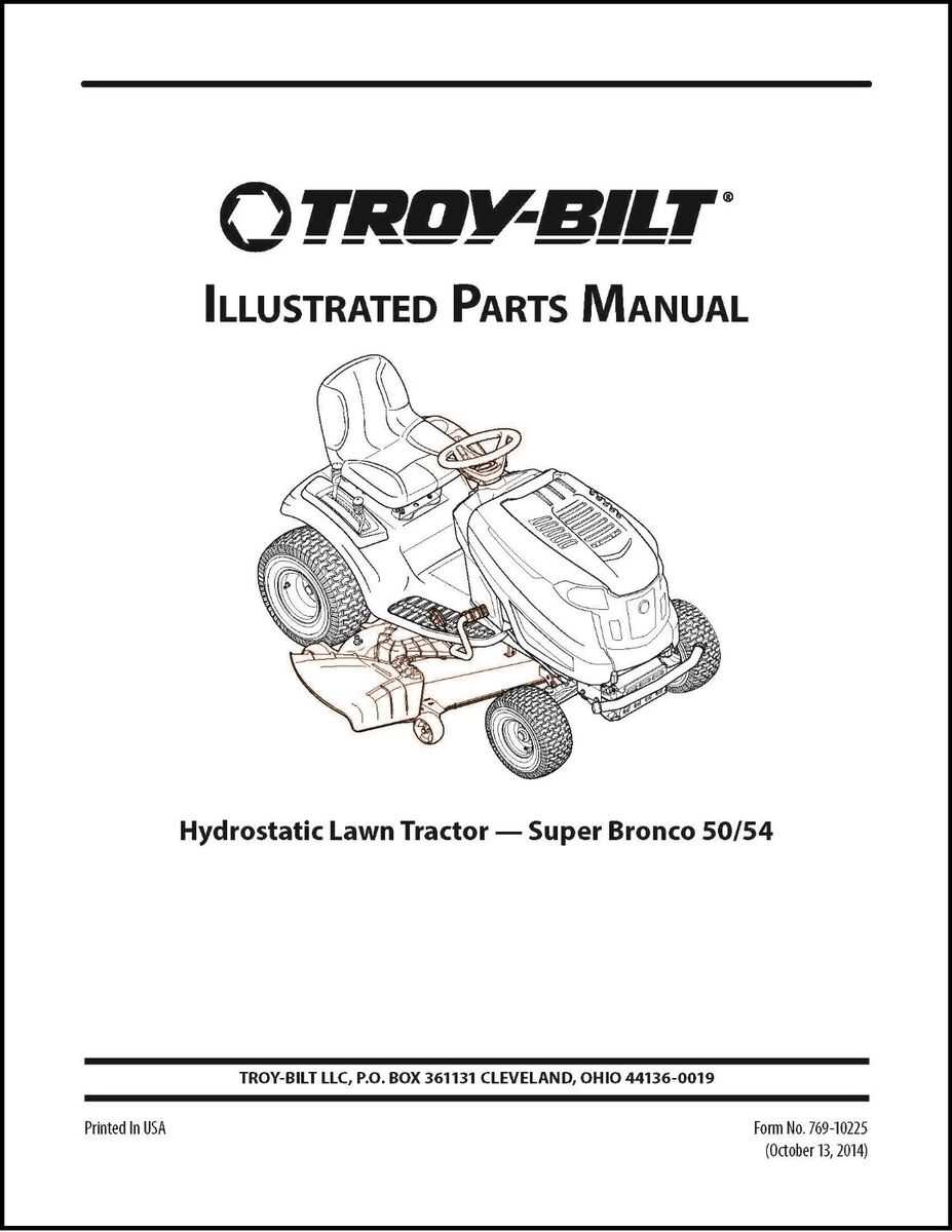 troy bilt riding lawn mower repair manual