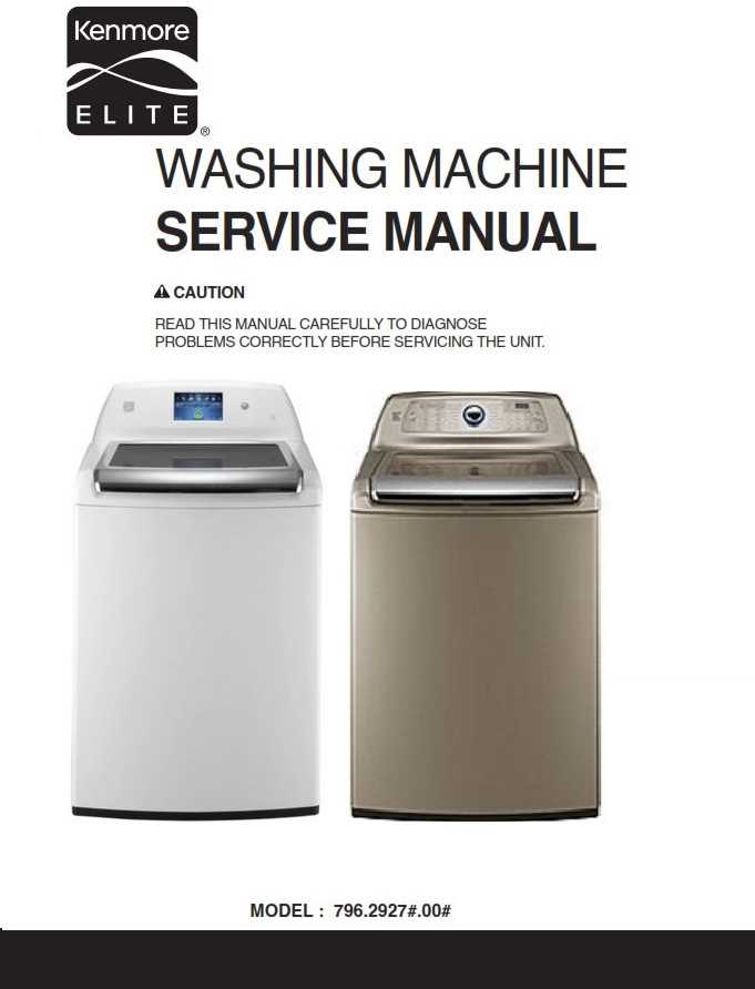 kenmore elite washer repair manual