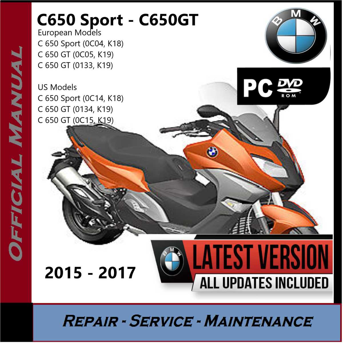 bmw c650gt repair manual