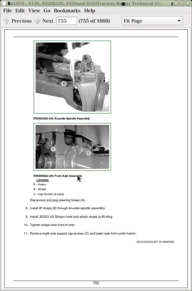 john deere 8420 repair manual