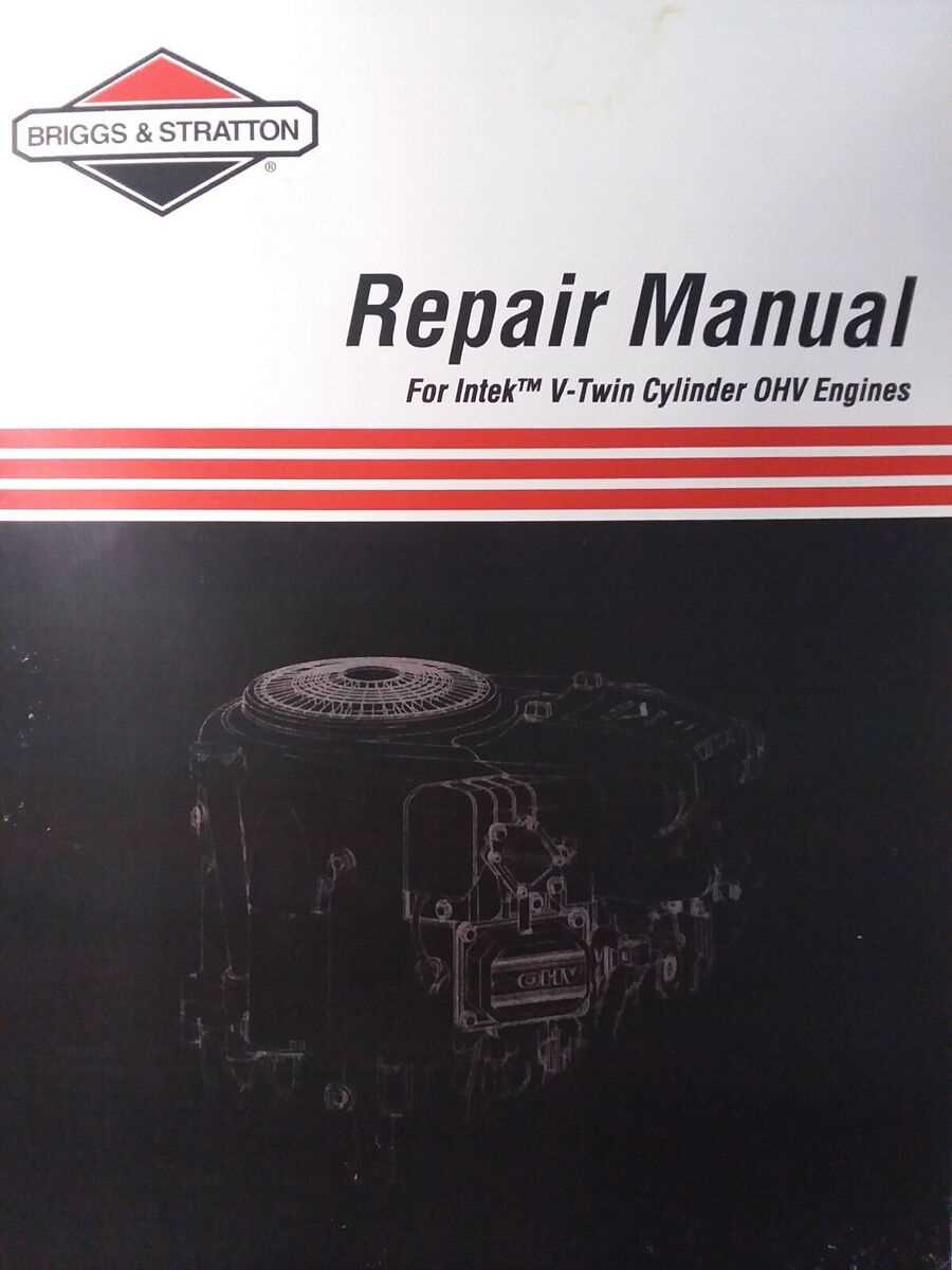 briggs and stratton intek engine repair manual