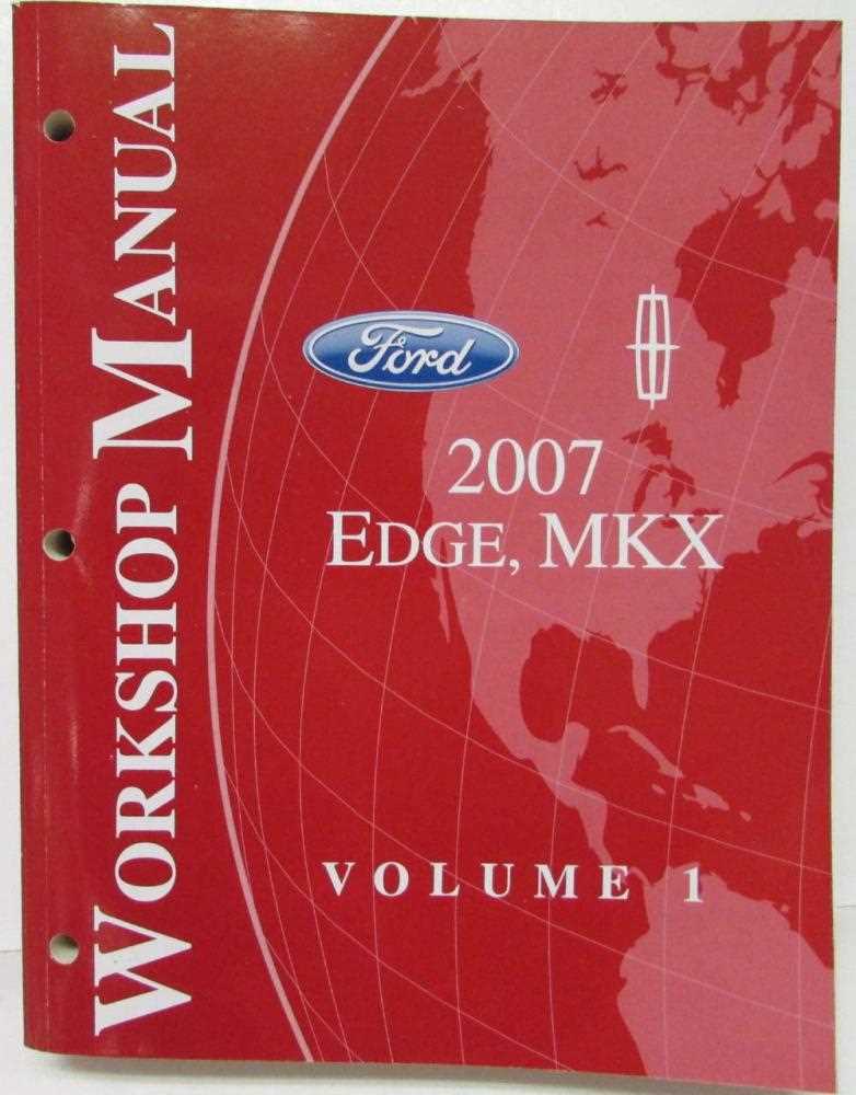 2007 ford edge repair manual