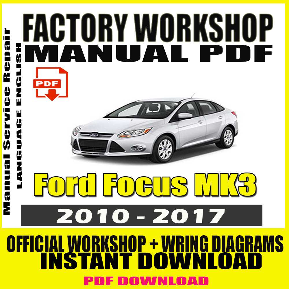 ford focus factory repair manual