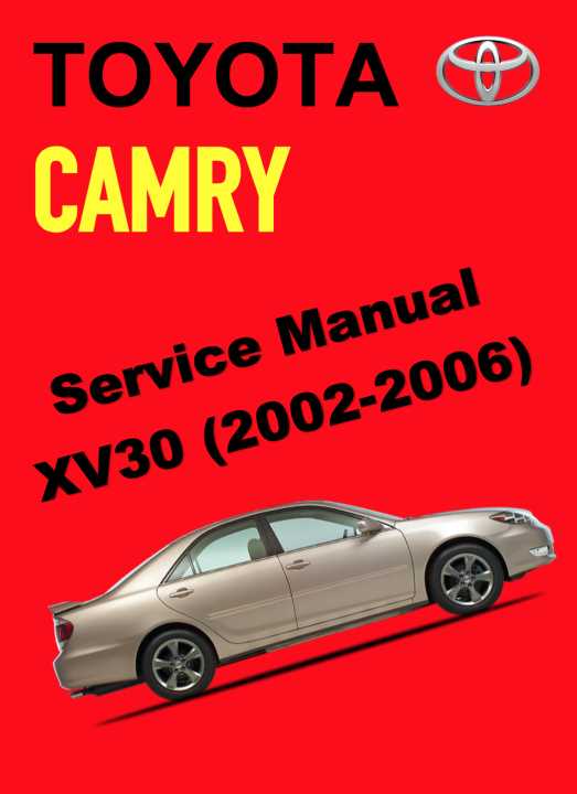 toyota camry 2002 2006 repair manual